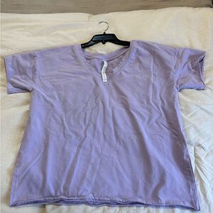 Lavender V-Neck T-Shirt